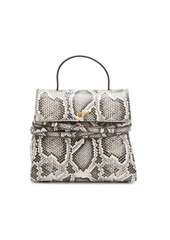 Moschino Belting Snake Leather Bag