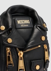 Moschino Biker Nappa Leather Backpack