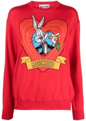 Moschino Bugs Bunny intarsia-knit jumper