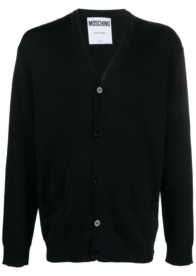 Moschino button-up virgin wool cardigan