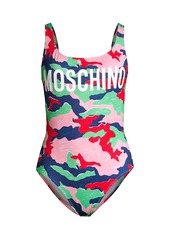 Moschino Camo One-Piece Swimsuit