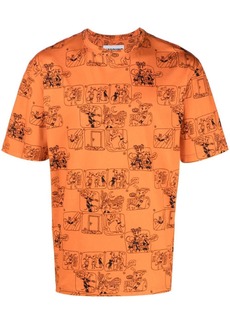 Moschino cartoon-print cotton T-Shirt