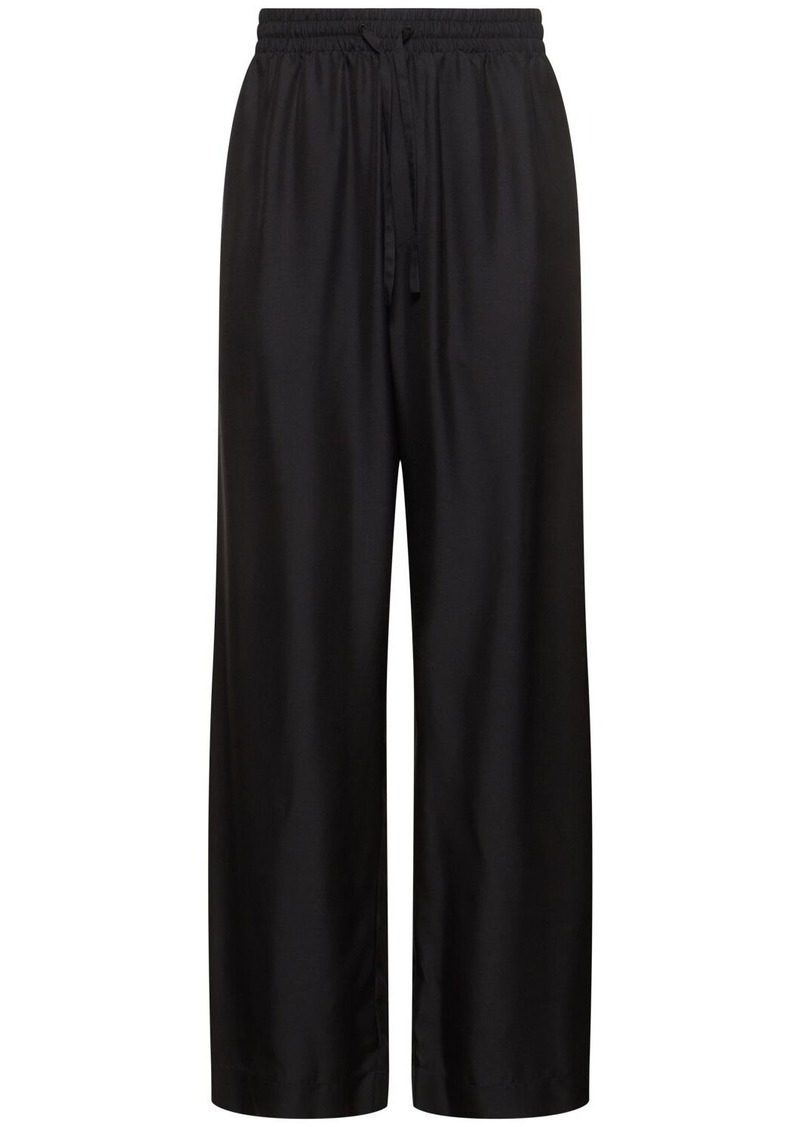 Moschino Casual Silk & Modal Pants