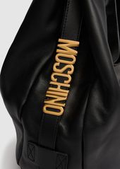 Moschino Chambred Nappa Leather Tote Bag