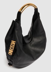 Moschino Chambred Nappa Leather Tote Bag