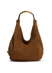 Moschino Chambred Suede Tote Bag