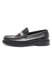 Moschino College Leather Loafers