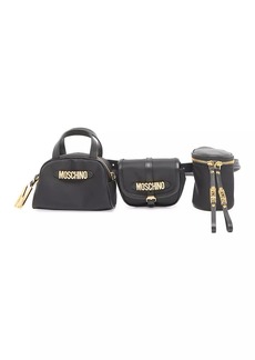 Moschino Cotton-Blend Belt Bag