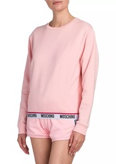 Moschino Cotton-Blend Logo Sweatshirt