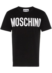 Moschino cotton contrast logo t-shirt
