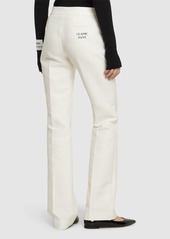Moschino Cotton Duchesse Straight Pants
