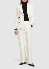 Moschino Cotton Duchesse Straight Pants