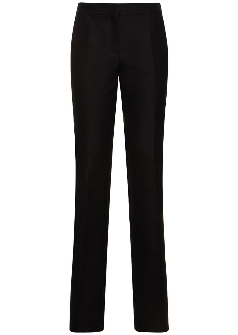 Moschino Cotton Duchesse Straight Pants