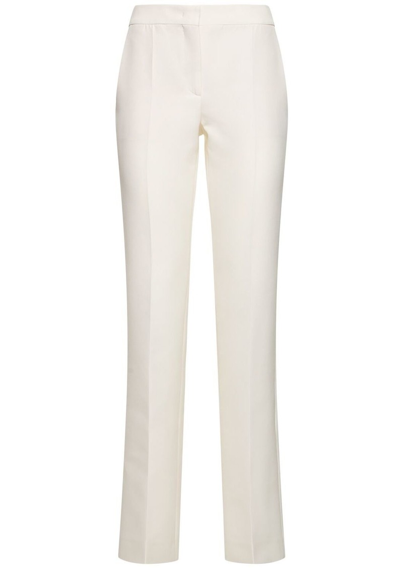 Moschino Cotton Duchesse Straight Pants