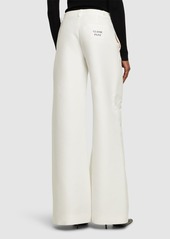 Moschino Cotton Duchesse Wide Pants