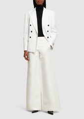 Moschino Cotton Duchesse Wide Pants