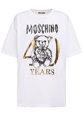 Moschino Cotton Jersey Printed Logo T-shirt