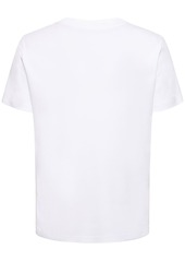 Moschino Cotton Jersey Printed Logo T-shirt