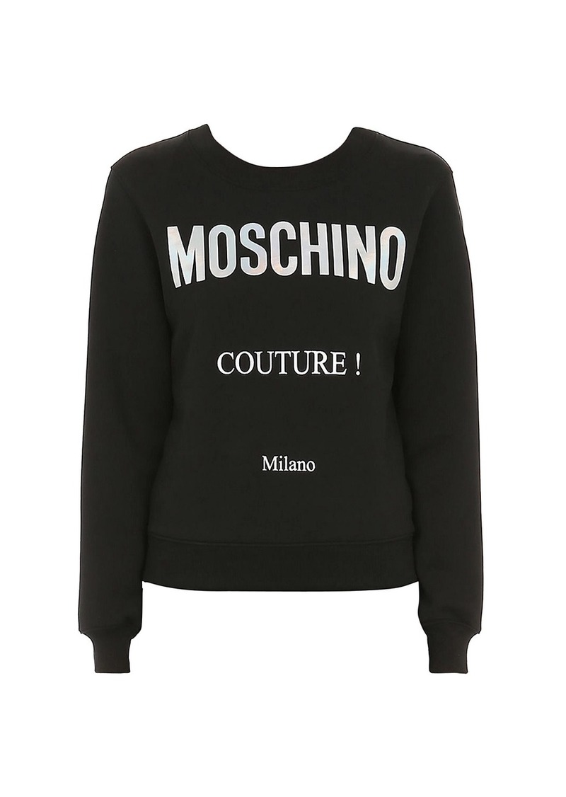 Moschino Couture Milano Logo Crewneck 