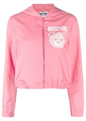 Moschino cropped zip-up jacket