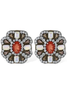 Moschino Crystal Clip-on Earrings