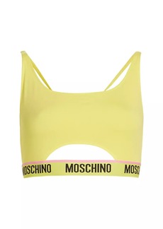 Moschino Donna Logo-Detailed Bikini Top