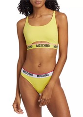 Moschino Donna Logo-Detailed Bikini Top