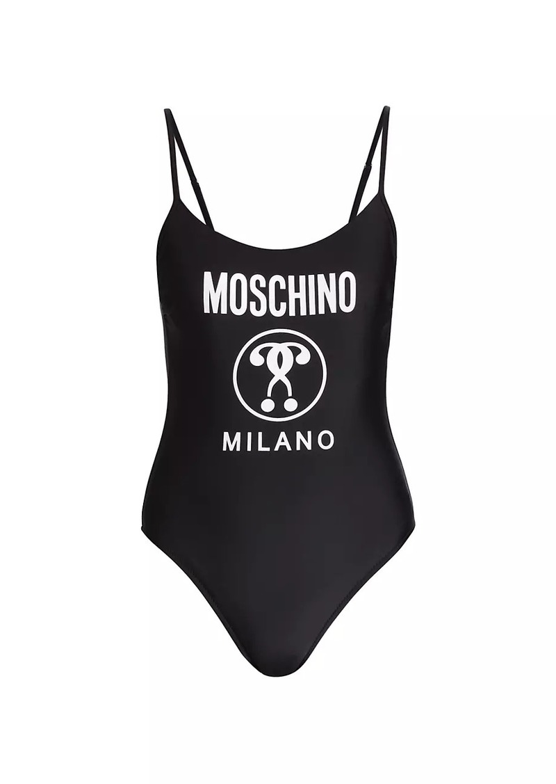 Moschino Donna Logo One-Piece Swimsuit