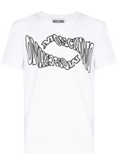 Moschino double-logo graphic T-shirt