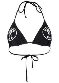 Moschino Double Question Mark bikini top