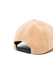 Moschino embroidered-logo fleece baseball cap