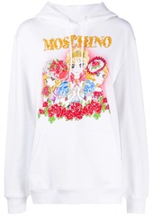 Moschino fantasy print cotton hoodie