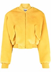 Moschino faux fur bomber jacket