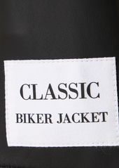 Moschino Faux Leather Biker Jacket