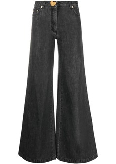 Moschino flared-design jeans