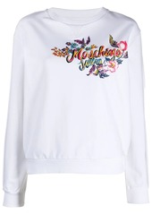 Moschino floral swim logo sweatshirt