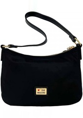 Moschino Full Of Love Bag In Black