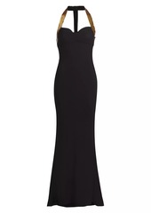 Moschino Gone With The Wind Halter Gown
