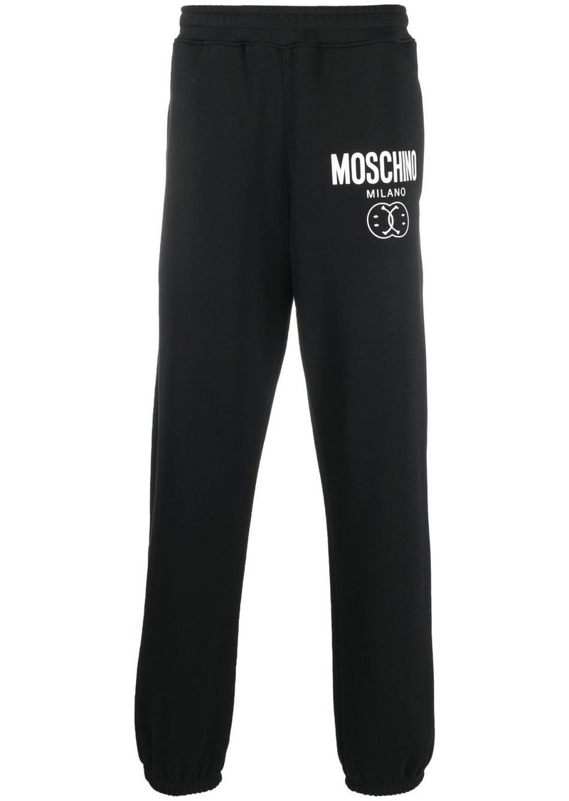 Moschino logo-print track pants