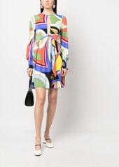 Moschino graphic-print mini dress