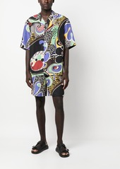 Moschino graphic print shorts