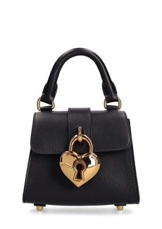 Moschino Heart Lock Top Handle Bag