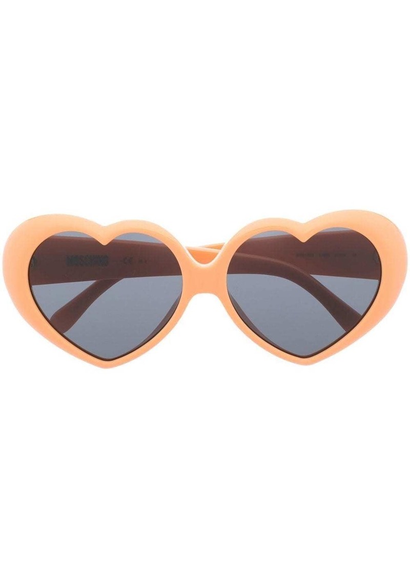 Moschino heart-shaped frame sunglasses