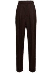 Moschino High Rise Jacquard Straight Pants