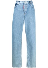 Moschino high-waisted wide-leg jeans