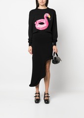 Moschino intarsia-knit logo jumper