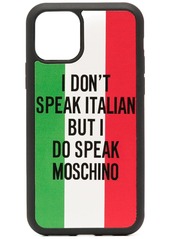 Moschino Italian flag print iPhone 11 Pro case