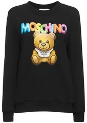 Moschino Jersey Teddy Bear Print Sweatshirt