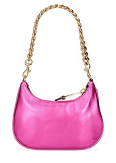 Moschino Laminated Leather Top Handle Bag