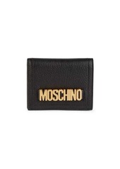 Moschino Leather Foldover Wallet